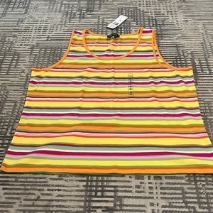 Striped multicolored Ralph Lauren tank top.